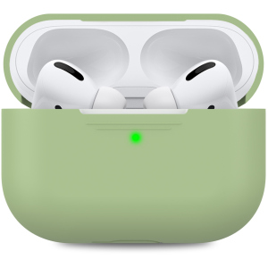 Силіконовий чохол AhaStyle для Apple AirPods Pro Green (AHA-0P300-GRN) ТОП в Житомирі