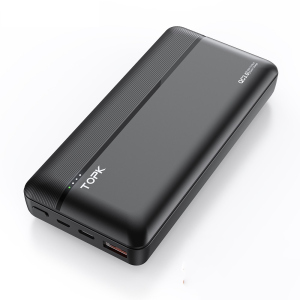 УМБ Power Bank Topk 18W QC3.0/PD 20000 mAh 1xUSB, 1xType-C черный 2 входа - USB Type-C, MicroUSB (TKI2015P-BL) рейтинг