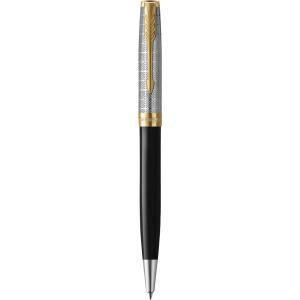 Ручка кулькова Parker Sonnet 17 Metal & Black Lacquer (68132) ТОП в Житомирі