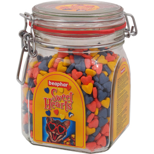 Вітамінізовані ласощі Beaphar Sweet Hearts для котів 1500 шт (10675) (8711231106752) ТОП в Житомирі