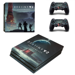 Виниловые наклейки на PS4 PRO и Dualshock Destiny 2 Sony PlayStation 4 Pro Custom Skin Playsole Vinyls (PV1004) лучшая модель в Житомире