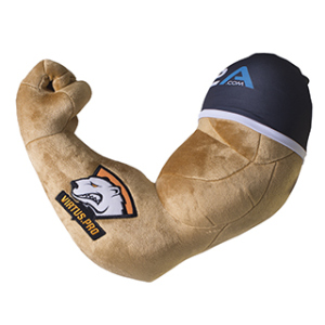 Подушка декоративна VIRTUS.PRO PLUSH BICEPS (FVPBICEPS17PLUSHY) в Житомирі