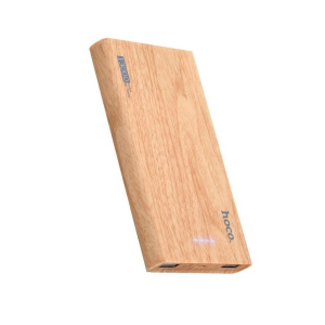 Зовнішній акумулятор (Power Bank) Hoco B36 Wooden mobile 13000 mAh (Oak Wood) ТОП в Житомирі