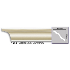 Карниз Harmony K252 (123x110) мм краща модель в Житомирі