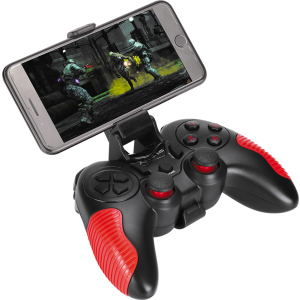 Беспроводной геймпад XTRIKE GP-45 Android/PS3/PC D-input & X-input Black/Red (GP-45)