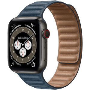 Ремінець Promate Maglet-40 для Apple Watch 38-40 мм 1/2/3/4/5/6/SE Baltic Blue (maglet-40.balticblue) ТОП в Житомирі