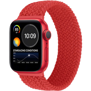 хороша модель Ремінець Promate Fusion-44XL для Apple Watch 42-44 мм 1/2/3/4/5/6/SE Red (fusion-44xl.red)