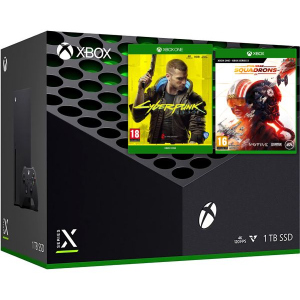 Microsoft Xbox Series X 1Tb + Cyberpunk 2077 (російська версія) + Star Wars: Squadrons (російська версія) ТОП в Житомирі