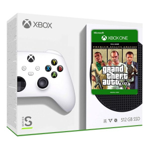 Microsoft Xbox Series S 512Gb + GTA V Premium Edition (російська версія) краща модель в Житомирі