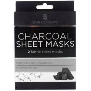 Маска тканевая для лица Skin Academy Charcoal 0.45 г х 2 шт (5031413987362) ТОП в Житомире