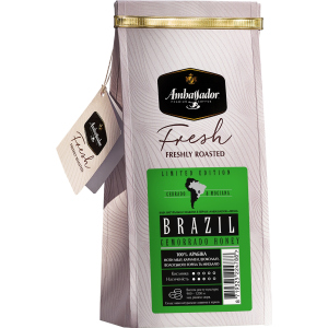 Кофе в зернах Ambassador Fresh Brazil Cemorrado Honey 200 г (8719325224788) рейтинг