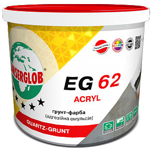 Грунтующая краска Anserglob EG 62 Acryl 10 л Белая (IG10000017274) ТОП в Житомире