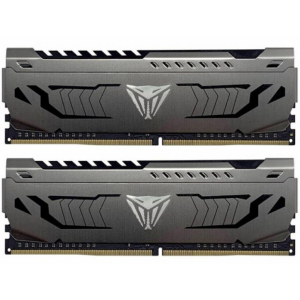 Модуль пам&яті для комп&ютера DDR4 16GB (2x8GB) 3000 MHz Viper Steel Patriot (PVS416G300C6K) ТОП в Житомире