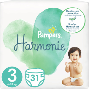 Підгузки Pampers Harmonie Розмір 3 (6-10 кг) 31 шт (8006540156599) в Житомирі