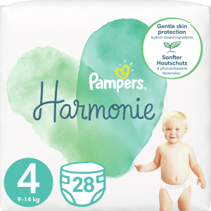 Підгузки Pampers Harmonie Розмір 4 (9-14 кг) 28 шт (8006540156636) ТОП в Житомирі