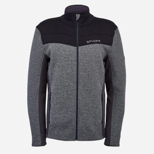 Спортивна кофта Spyder Encore Full Zip 38191250-014 XL Сіра з чорним (192636139589) в Житомирі