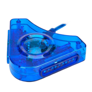 Перехідник USB RMC PlayStation 2 для Підключення Двох Геймпадів до PC Ocean Blue краща модель в Житомирі