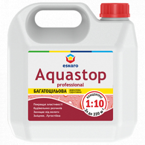 Ґрунтовка Eskaro Aquastop Professional 3 л краща модель в Житомирі