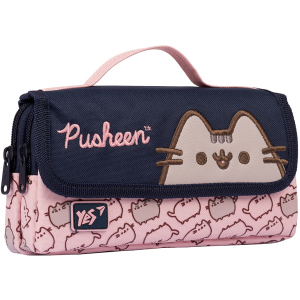 Пенал м'який YES WL-01 Pusheen рожевий/синій (533041) ТОП в Житомирі