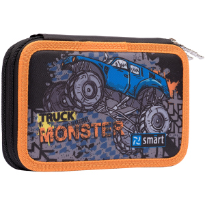 Пенал твердий Smart подвійний HP-01 Monster Truck чорний (532578) в Житомирі