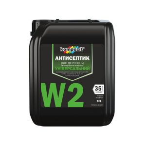 Ґрунтовка антисептична KOMPOZIT W2 універсальна 10л в Житомирі