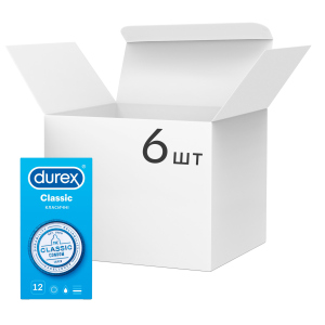 Презервативы Durex Classic 12 шт х 6 упаковок (5010232098152)