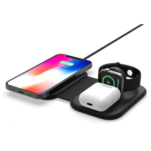 хорошая модель Беспроводное зарядное устройство Ailink Dock Wireless Charger Pad H-line 3 в 1