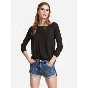 купить Лонгслив H&M XAZ160275RGWU M Черный (DD8000001141735)