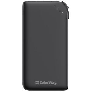 УМБ ColorWay 10000 mAh Soft touch 18W Black (CW-PB100LPE3BK-PD) в Житомире