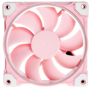 Вентилятор ID-Cooling ZF-12025-Piglet Pink, 120x120x25мм, 4-pin PWM, рожевий краща модель в Житомирі