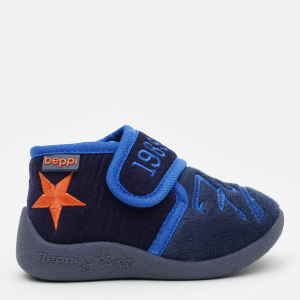 хороша модель Текстильні тапочки дитячі Beppi Pantufa Infantil 2174490Mrn 22 Navy Blue (1000002743393)