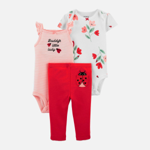 Комплект (боди 2 шт + леггинсы) Carters 1K443210 86 см 600 R Red (194135099302) лучшая модель в Житомире