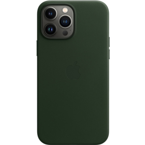 Apple MagSafe Leather Case для Apple iPhone 13 Pro Max Sequoia Green (MM1Q3ZE/A) в Житомирі