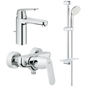 хорошая модель GROHE Набір змішувачів для душу M-size Eurosmart Cosmopolitan (126114M)