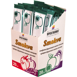 Упаковка смоквы яблочно-сливовой Spektrumix 20 шт х 20 г (4820187981178) лучшая модель в Житомире