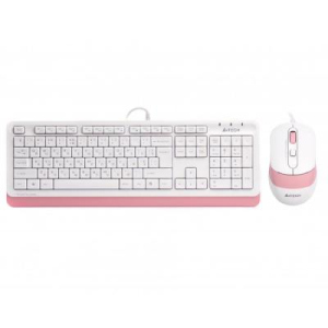 Комплект (Клавіатура Миша) A4Tech F1010 Pink ТОП в Житомирі