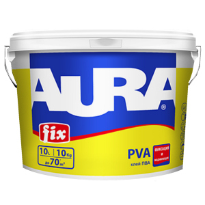 Клей AURA FIX PVA контактний 10кг краща модель в Житомирі