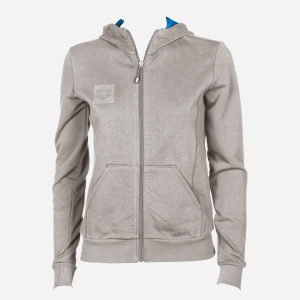 Спортивна кофта Arena W ESSENTIAL HOODED F/Z JACKET 001041-520 XL Сіра Меланж (3468336004739) краща модель в Житомирі