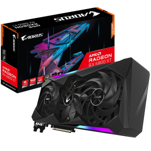 Відеокарта Gigabyte Radeon RX 6800 XT AORUS MASTER 16G (GV-R68XTAORUS M-16GD) ТОП в Житомирі