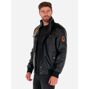 Куртка зі штучної шкіри Lee Cooper 10695510-3 L Black (4894534286254) ТОП в Житомирі