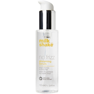 хорошая модель Сыворотка для увлажнения волос с антифриз эффектом Milk_shake no frizz glistening serum 100 мл (8032274062974)