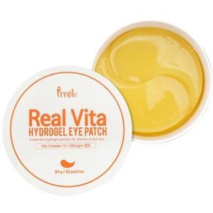 Гідрогелеві патчі для очей Prreti Real Vita Hydrogel Eye Patch з вітаміном С 60 шт (8809541199240) краща модель в Житомирі