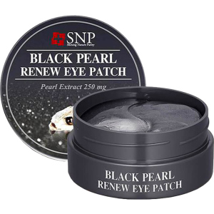 Гидрогелевые патчи SNP Black Pearl Renew Eye Patch с жемчужной пудрой 60 шт (8809458843977) лучшая модель в Житомире