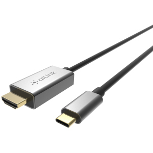 Кабель Ailink Gold Connectors USB-C на HDMI 4K 60Hz (AI-С4В) ТОП в Житомире