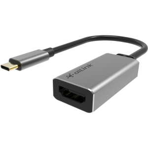 Переходник адаптер Ailink Aluminium Connector USB-C на HDMI 4K 60Hz (AI-H2B) в Житомире