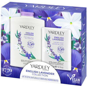 Набор Yardley Тальк English Lavender 200 г + Мыло English Lavender 100 г (5056179303652) лучшая модель в Житомире