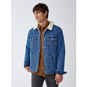 Джинсова куртка Pull & Bear 9711/504/427 M Синя джинс (09711504427033) ТОП в Житомирі