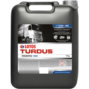 хороша модель Моторна олія Lotos Turdus Powertec 1000 CI-4 15W-40 17 кг (WF-P704N40-000)