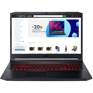 Ноутбук Acer Nitro 5 AN517-52-55B9 (NH.QDWEU.004) Obsidian Black краща модель в Житомирі