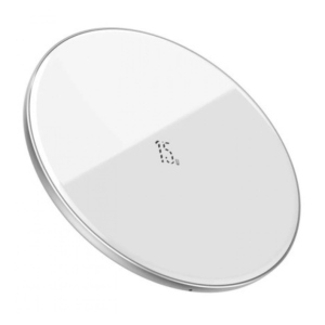 Бездротовий зарядний пристрій Baseus Simple Magnetic Wireless Charger suit for IP12, білий надійний